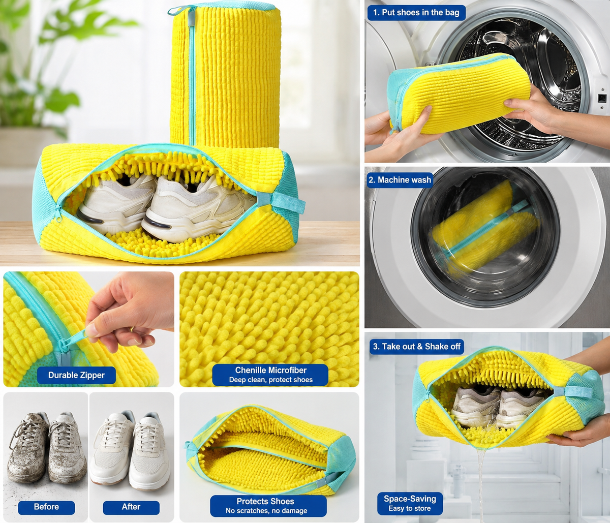 Shoe Washing Bag